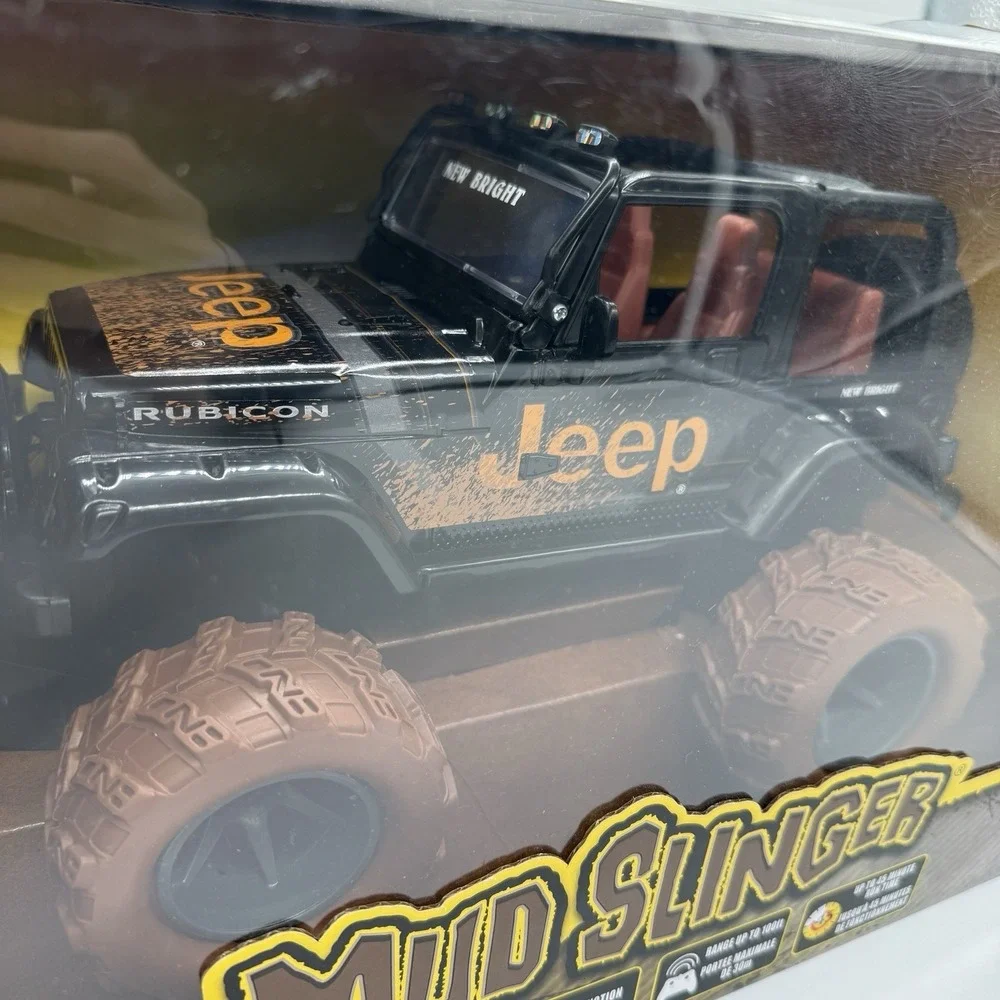 Jeep Wrangler‎ Mud Slinger R/C Car New Bright Radio Control NIB